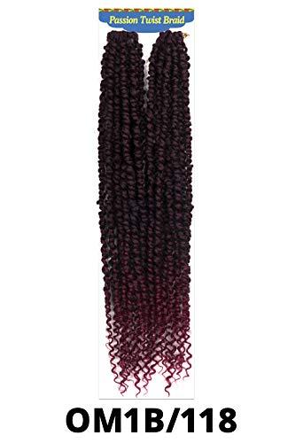 Born Free Alitress Passion Twist Braid Hair 22" (1/50, 24 Strands) (1B)