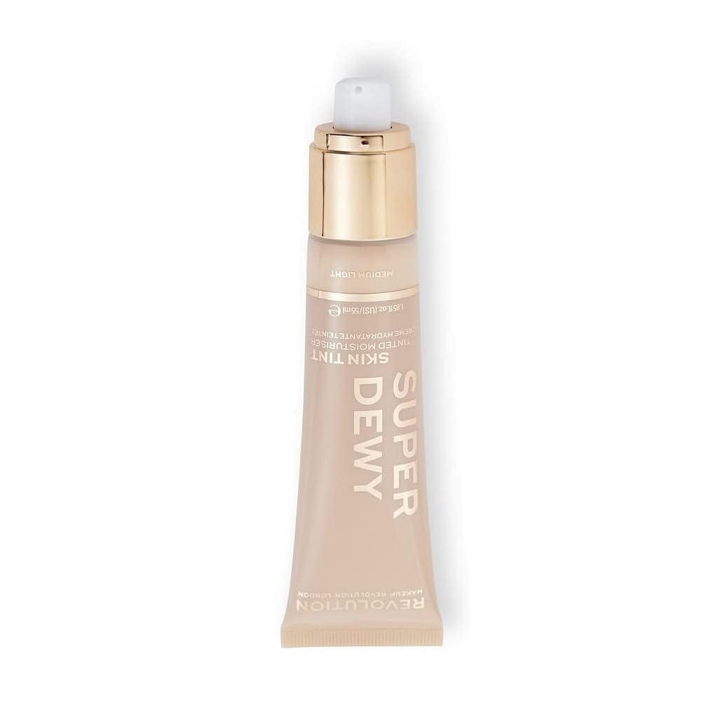 Makeup Revolution Makeup Revolution, Superdewy Tinted Moisturiser, Light Coverage, Dewy Finish, Medium Light, 1.85 fl. Oz.