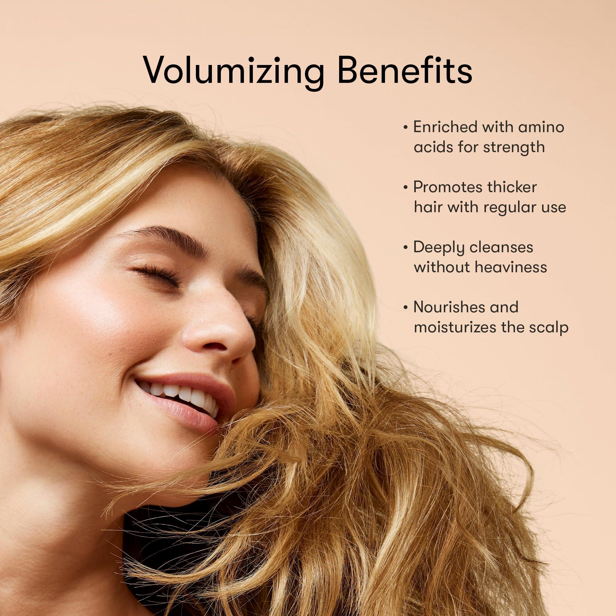 Odele Odele Volumizing Sulfate-Free Shampoo & Conditioner Set, Adds Moisture, Shine, and Fullness for Straight or Wavy Hair Types, 13 Fl Oz Each (2-Pack)