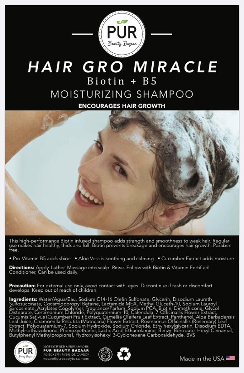 PUR Beauty Bazaar Hair Gro Miracle Shampoo Biotin +B5