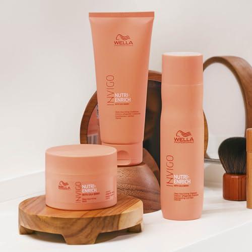 WELLA PROFESSIONALS Wella Professionals Invigo Nutri-Enrich Shampoo| Professional Deep Nourishing Shampoo For Dry & Damaged Hair| 33.8 Fl Oz