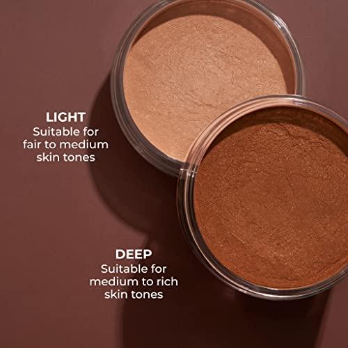 Cover FX COVER FX Illuminating Setting Powder Duo - Light - Lightweight Finishing Powder - Sets Makeup All-Day