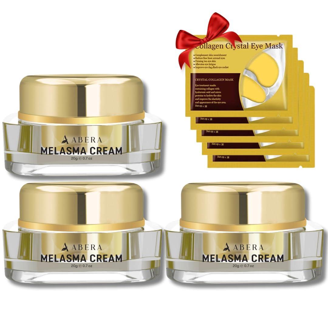 ABERA ABERA Dark Spot Remover for Face: Dark Spot Corrector for Age Spot Sun Spot Freckles Melasma Brown Spot - Faded Spot Correcting Cream for Face Hands (3 Boxes)