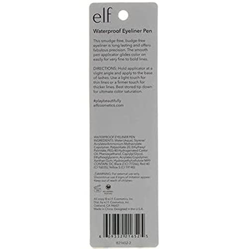 e.l.f. e.l.f. Waterproof Eyeliner Pen, Coffee, 0.06 Ounce