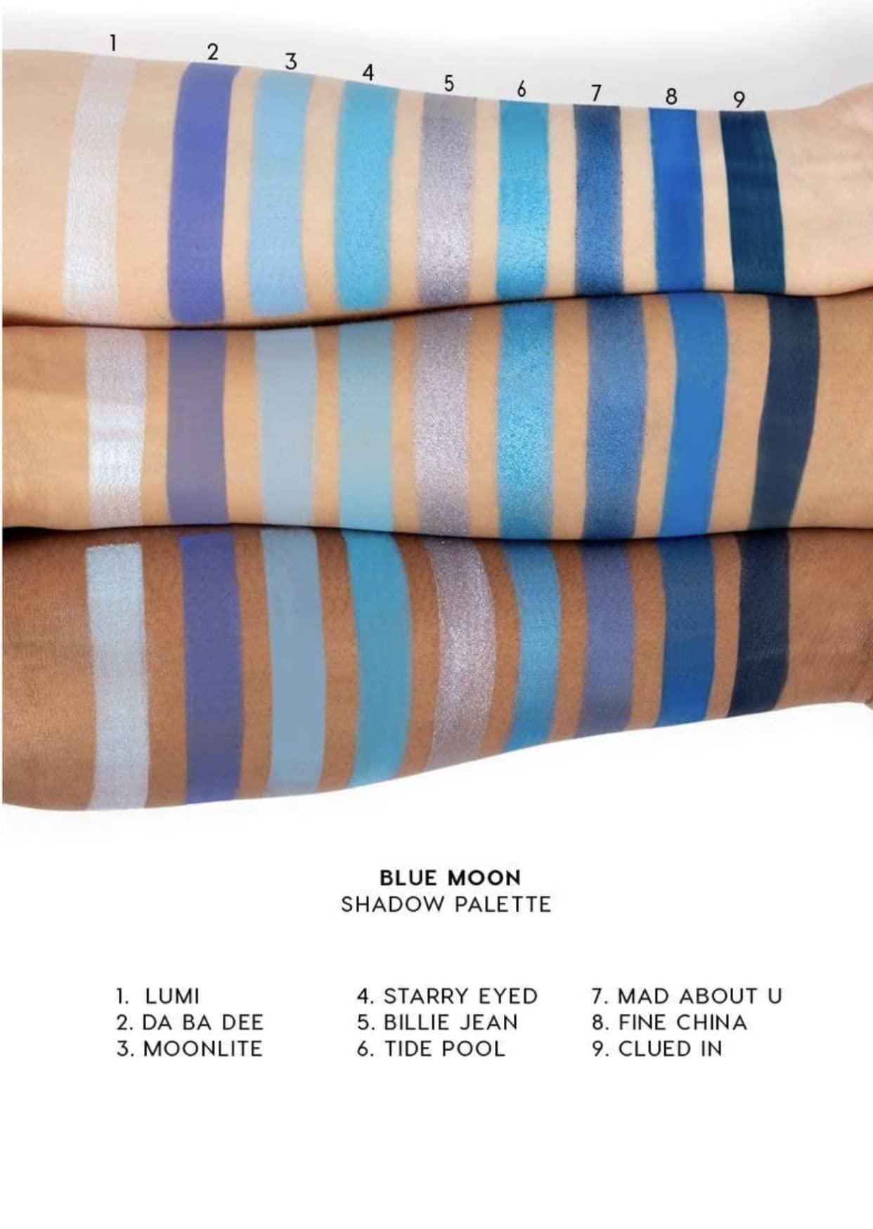 Casa Bella Beauty Colourpop Blue Moon Eyeshadow Palette, Powder