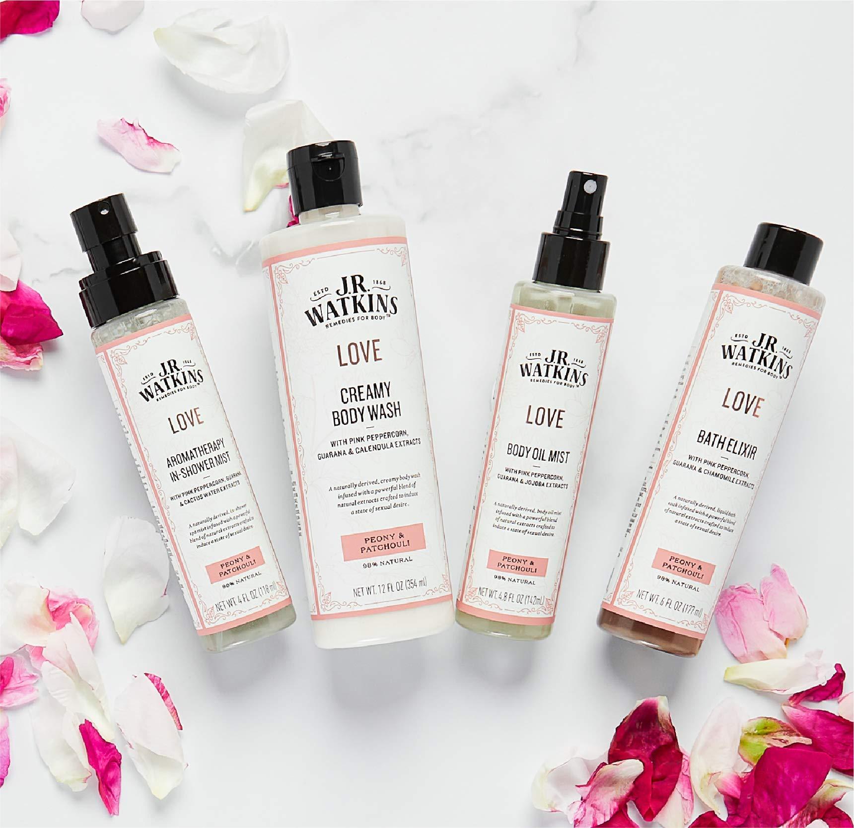 J.R. Watkins Love Creamy Body Wash (Peony & Patchouli) 12 fl oz