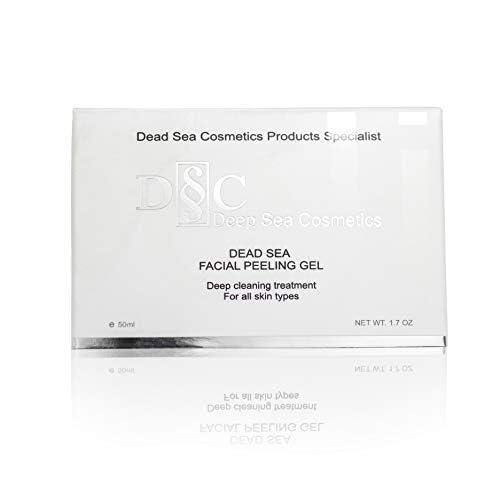 D  C Deep Sea Cosmetics | Facial Peeling Gel 1.7 Oz | Dead Sea Facial Peel with Rosemary Extract, Ginseng Extract and Vitamin A