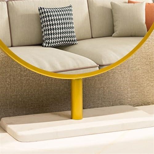 GLigeT GLigeT Vanity Mirror Modern Simple Makeup Mirror Bedroom Countertop Beauty Mirror Light Luxury Iron Large Dressing Mirror Household Cosmetic Mirror