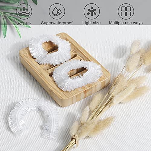 Ceizioes 150 PCS Upgrade Disposable Shower Caps. Ceizioes Waterproof Hair Bath Caps. Thickening Shower Cap for Women Kids Girls. Hotel and Hair Salon. Travel Spa. Home Use Beauty Salon