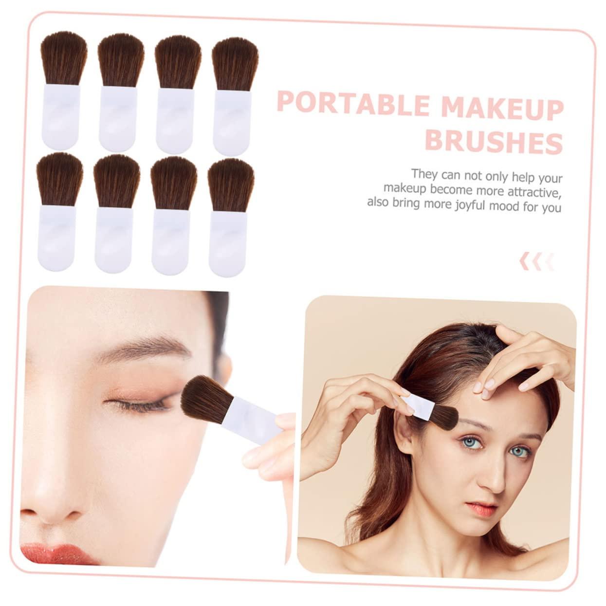 minkissy minkissy 2sets Makeup Brush Set Travel Size Blush Brush Mini Blush Brush for Cheeks Face Makeup Blush Makeup Brush Set 8pcs*2