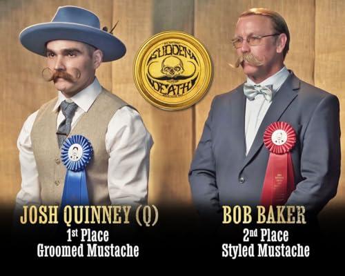 THE VINTAGE GROOMING CO. Mustache Wax Strong Hold Grooming For Men | Sudden Death Moustache & Beard Wax 1oz Tin | Perfect For Handlebar Mustaches By Death Grip | No Heat Source Required