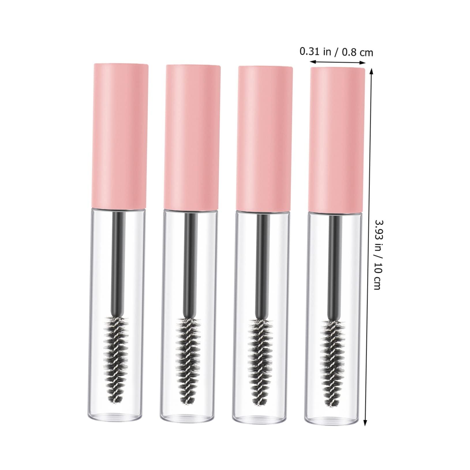 FOMIYES FOMIYES 10pcs Mascara Empty Tube Mascara Volume Mascara Tubes Empty Mascara Tube Clear Empty Eyelashes Mascara Tube Empty Eyelash Mascara Tube Refillable Empty Mascara Palette Plastic Pink