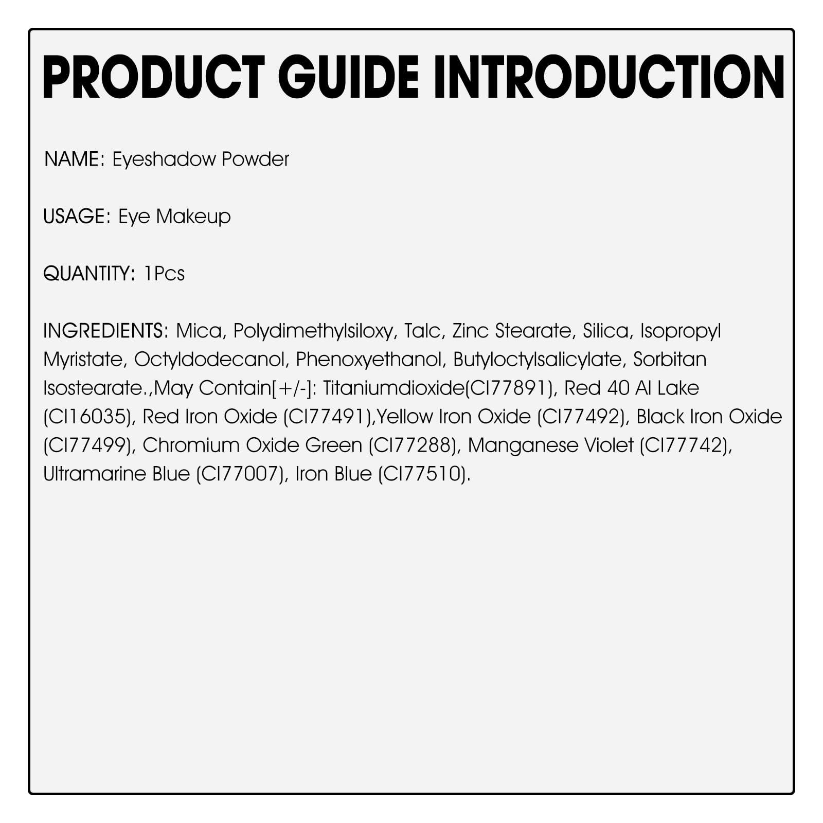 FIVEFULU FIVEFULU Single Black Eyeshadow, Pressed Powder Matte Black Eye Shadow Palette Make-up, Blendable Long Lasting High Pigment Black Eye Makeup Halloween Black Eye Paint & Face Body Paint