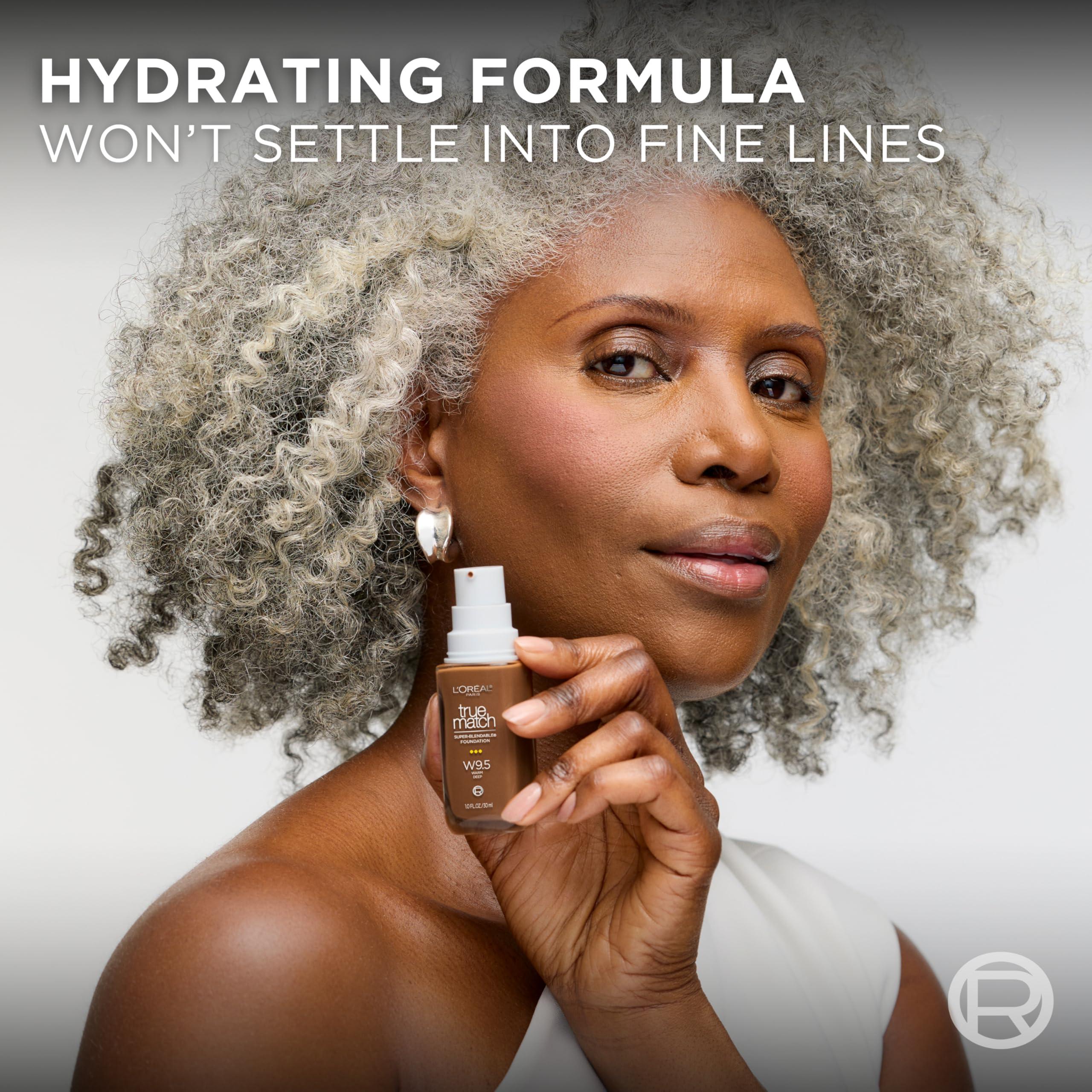 L’Oréal Paris L\'Oreal Paris True Match Super-Blendable Foundation, Medium Coverage Liquid Foundation Makeup, N11, Deep, 1 Fl Oz