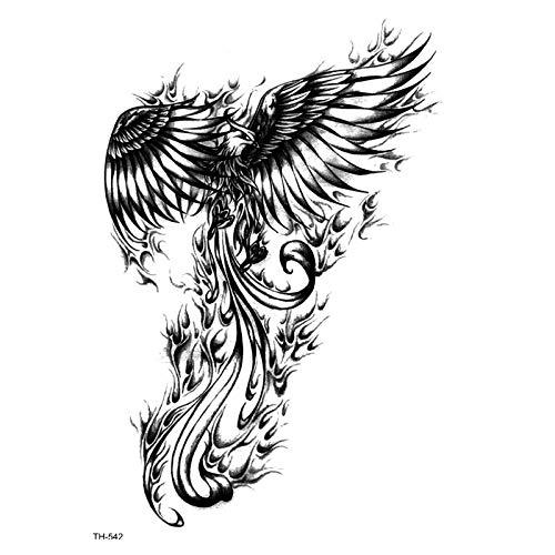 TTHUONG THATHU Phoenix Waterproof Temporary Tattoo Sticker On Body Art Stickers Tattoo Tatouage Henna Temporary Tatoo Sleeve