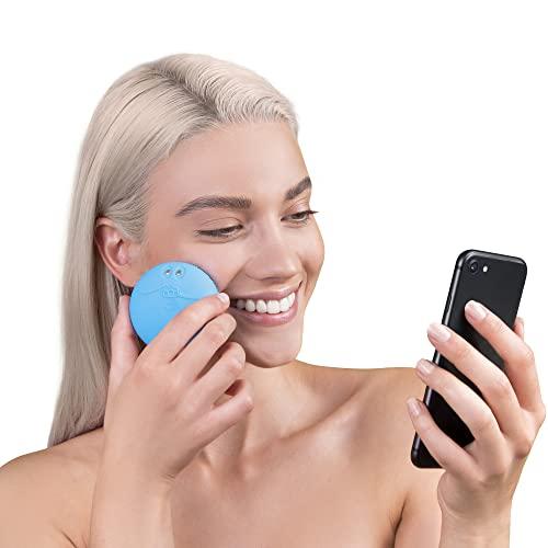 FOREO FOREO LUNA fofo Smart Facial Cleansing Brush and Skin Analyzer, Aquamarine, Personalized Cleansing for a Unique Skincare Routine, Bluetooth & Dedicated Smartphone 1 Count (Pack of 1)