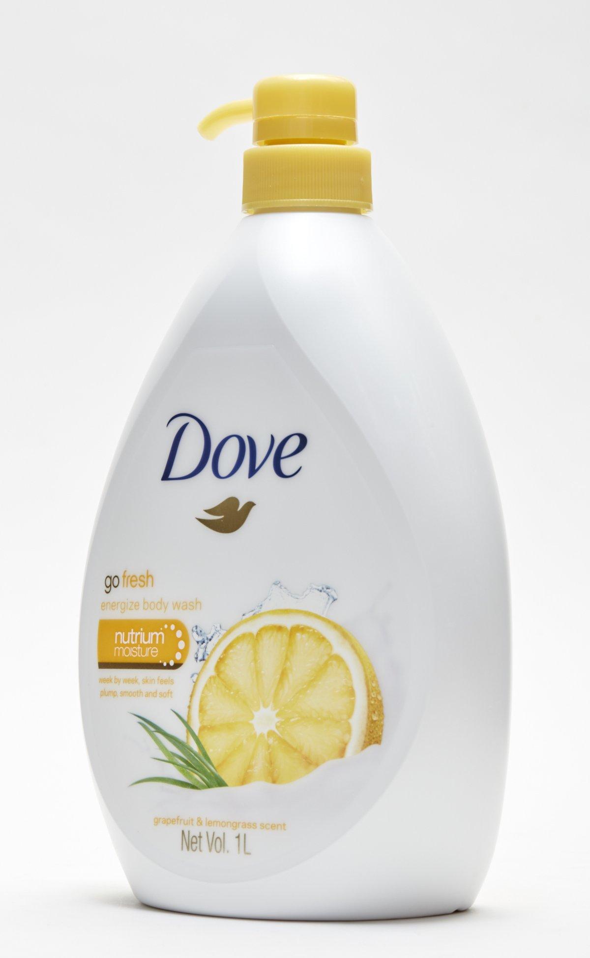 Dove Dove Go Fresh Energize Body Wash, Grapefruit and Lemongrass Scent, 33.8 Ounce (1 Liter) International Version