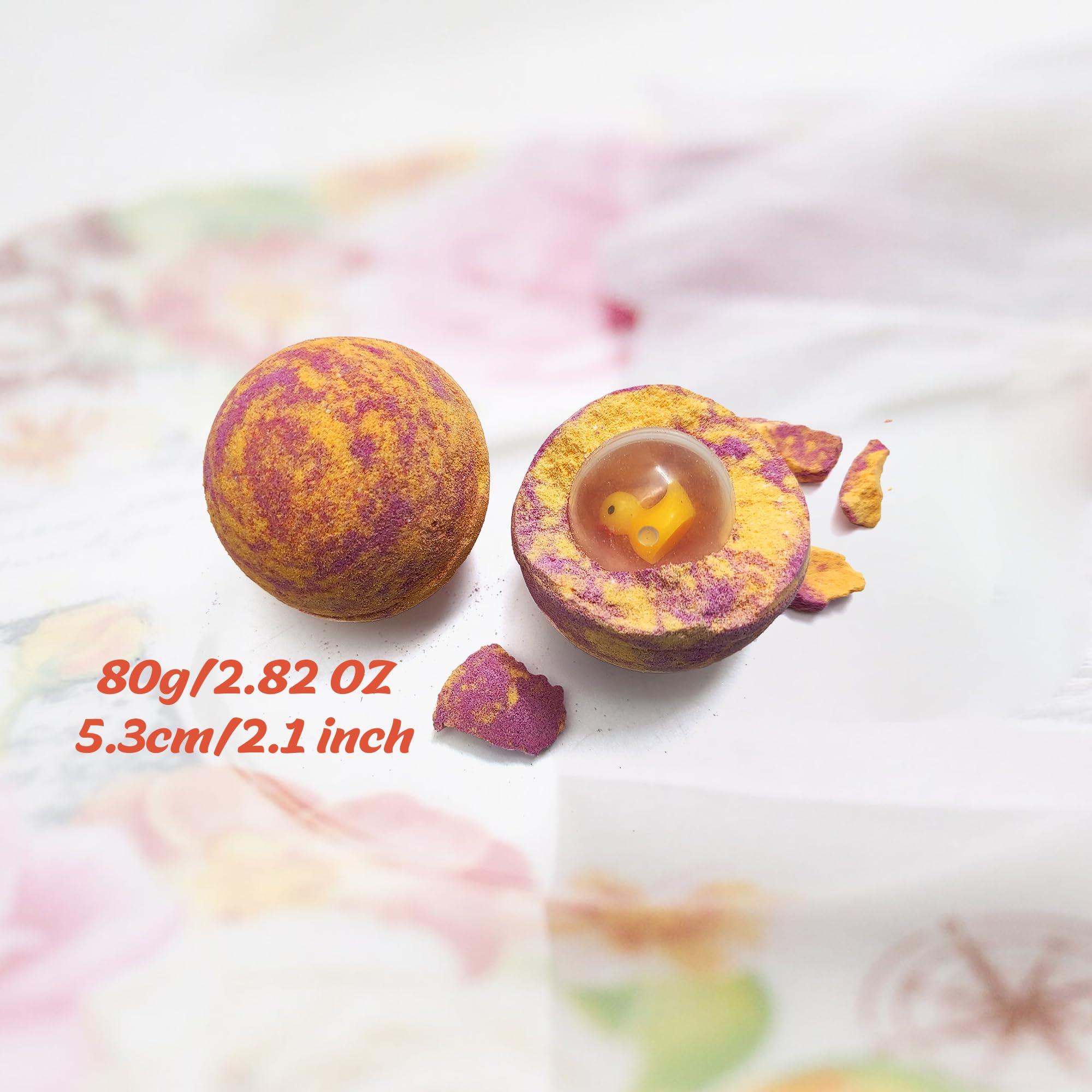 Joanne Arden Organics Kids Bath Bombs Gift Set. 20 Natural Bath Bombs with Toys Inside & Farm Playmat. Animal Bath Bombs for Boys and Girls with Prize Inside