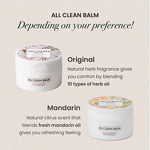 HEIMISH HEIMISH All Clean Balm 4.0fl.oz/120ml - Multi-Purpose Cleansing Balm | Makeup Remover, Face Wash, Pore Care, Blackhead Care, Moisturizer | Natural Aroma Oil, Balm-to-Oil Formula | Korean Skincare