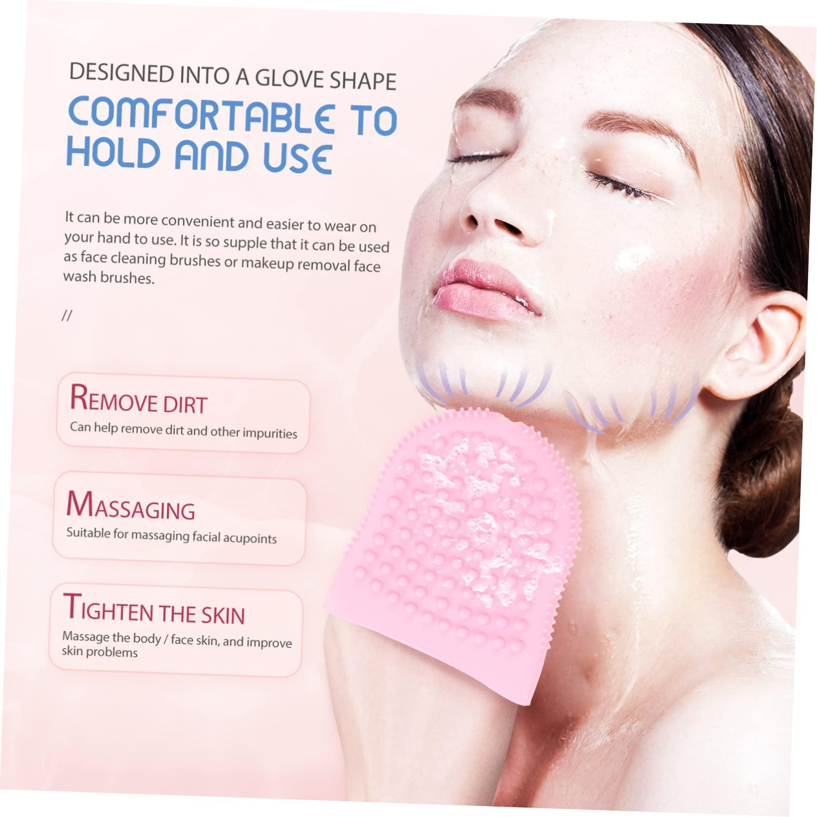 MAGICLULU MAGICLULU Facial Cleansing Brush Deep Cleaning Brush Gentle Pores Cleansing Face Wash Brush for Sensitive Skin Skin Care Tools for Face Scrub