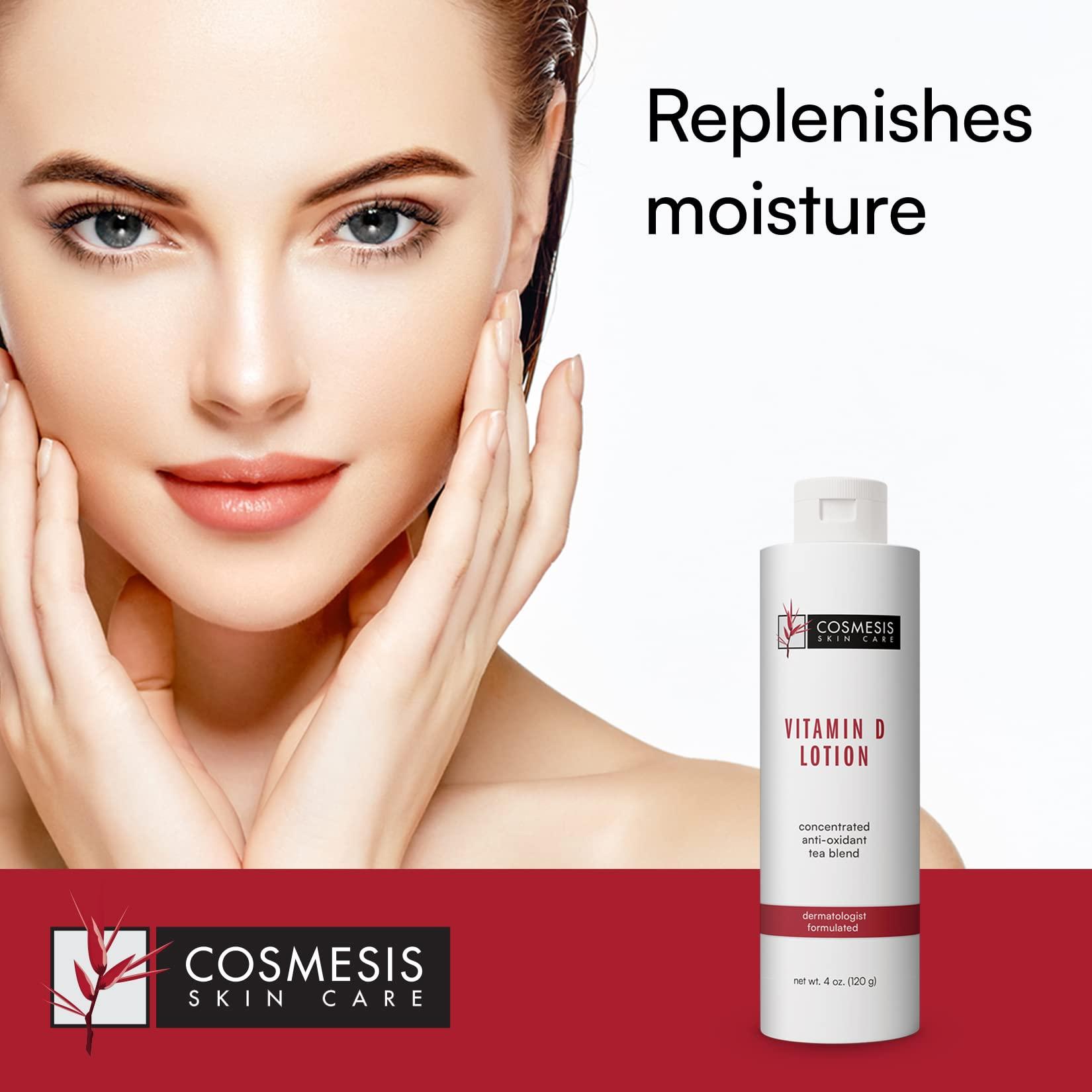 Cosmesis Skin Care Ultra-Moisturizing Vitamin D Lotion - Rejuvenate Dry Skin, Minimize Rough Patches & Restore Natural Appearance - 4oz