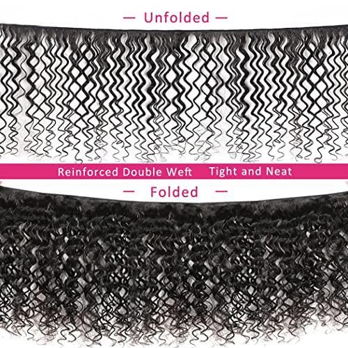 Odir Odir Water Wave Human Hair 1 Bundle 30 Inch Unprocessed 9A Brazilian Wat and Wavy Virgin Hair Bundles Curly Hair Weft 100g Natural Color