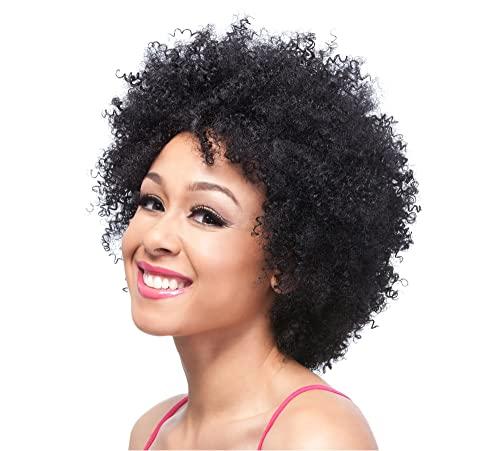 It's a Wig IT'S A WIG Human Hair Wig - AFRO CURL (#P4/27 - Light Brown/Blonde)
