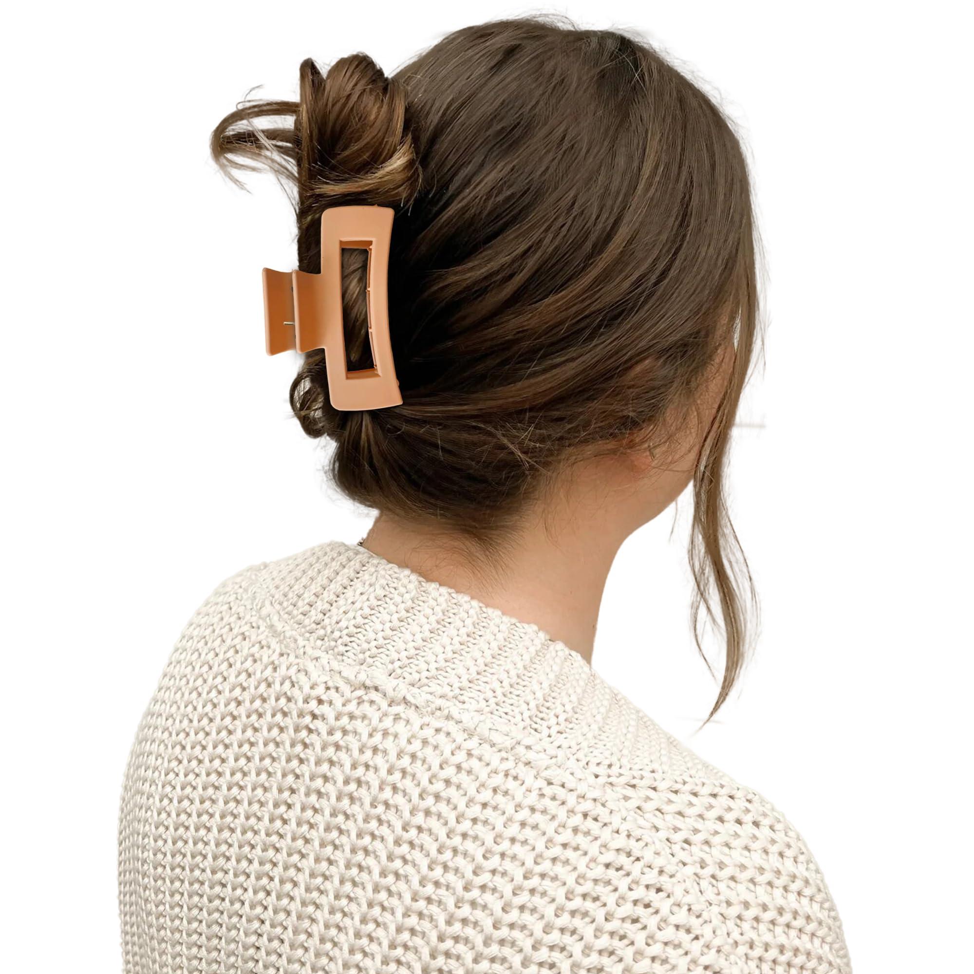 Rebecca Malone Rebecca Malone Hair Claw Clips for Women & Girls, 9 Pack - Assorted Set of 9 Clips in Various Sizes and Colors, Strong Hold Jumbo Clips for Thin, Thick, Curly Hair, Stylish Hair Accessories