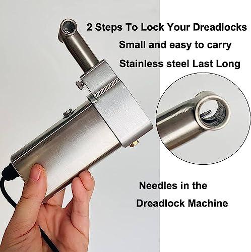 ELOMAS Dreadlocks Machine,Instant Dreadlock Machine for Locs Electric Handheld Portable Dreadlock Maker Crochet Machine,Automatic Dreadlock Machine Quick and Easy DIY Dreadlocks Braiding Hair Extensions,16mm