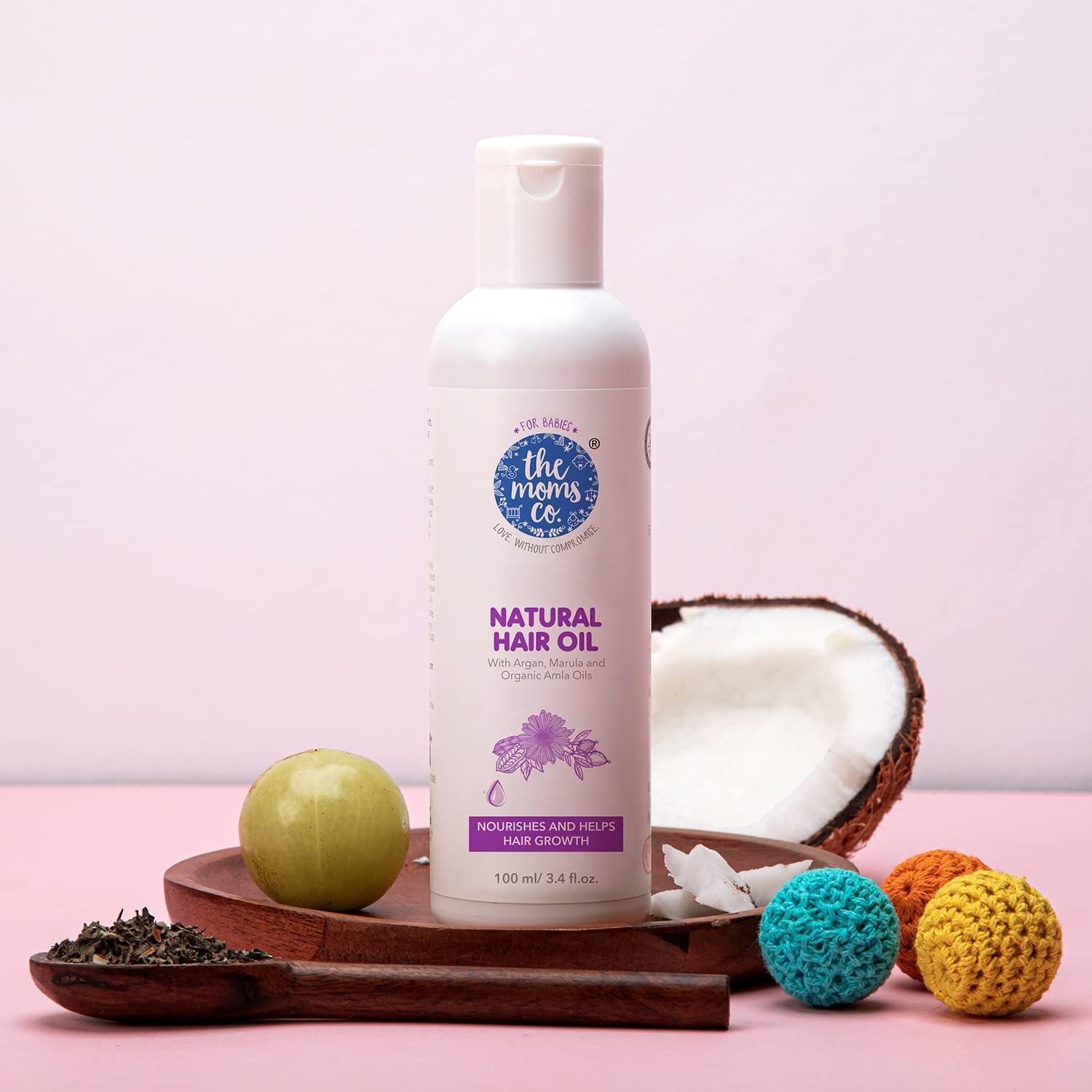 India Virgin Coconut Natural 10-in-1 Baby Hair Oil with Argan, Avocado, Bhringraj and Organic Amla, 100ml