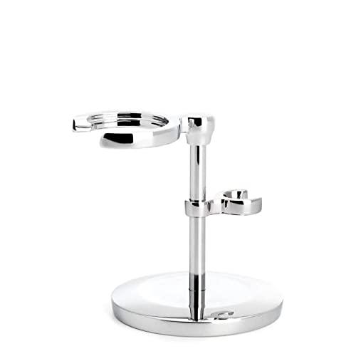 M MÜHLE MÜHLE Black/Chrome Silvertip Fiber Safety Razor (Closed Comb) Shaving Set - Perfect for Every Day Use, Barbershop Quality Close Smooth Shave