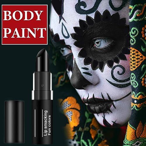 DuoZeng 3 Pcs Makeup Clown Eye Black Stick for Baseball/Football/Softball/Sports,Eye Black Face Body Paint Stick Cream-Blendable Eyeblack Stick Halloween SFX Cosplay Goth Makeup(Black)