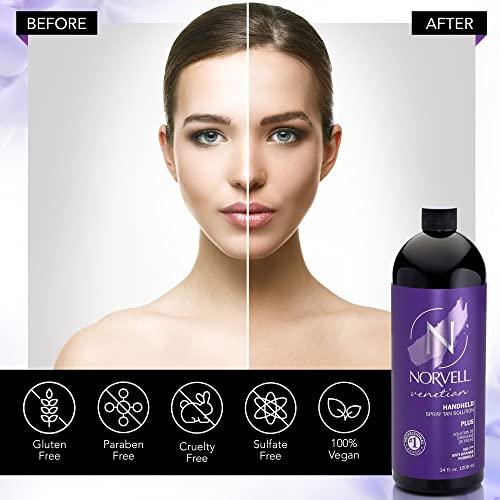 Norvell Norvell Premium Professional Sunless Tanning Spray Tan Solution - Venetian Plus, 1 Liter