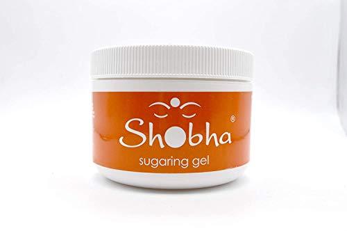 Shobha Shobha Sugaring Kit – Professional Salon Formula Hair Removal Kit – Sugaring Wax, Reusable Denim Strips & Plastic Reusable Spatulas – Gentle Waxing Alternative