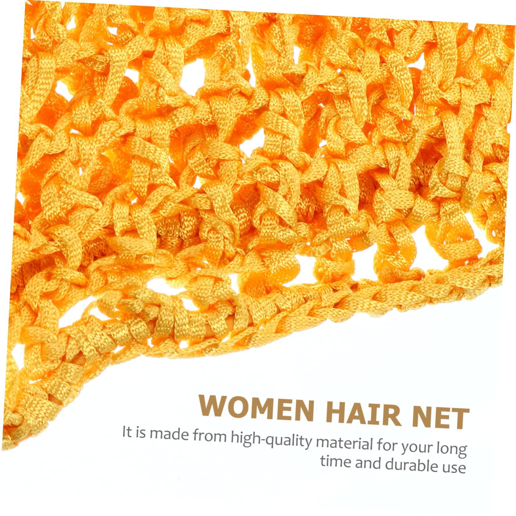 PACKOVE PACKOVE 4pcs Mesh Hair Net Heavy Duty Sleep Hair Net Bonnet Mesh Wig Cap Crochet Hair Nets for Women Hat Wig Nets Silk Wrap Hair Net Hair Net for Wig Net Hair Cap Durag Fabric