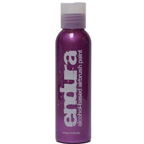 European Body Art Endura Metallic Lavender Airbrush Temporary Tattoo Paint, 4 oz.
