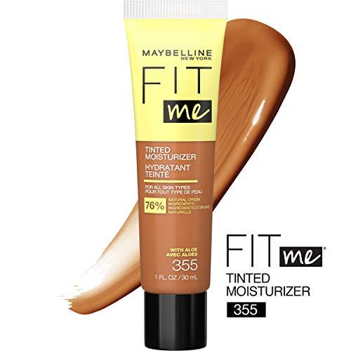 Maybelline New York Maybelline Fit Me Tinted Moisturizer, Natural Coverage, Face Makeup, 355, 1 Count