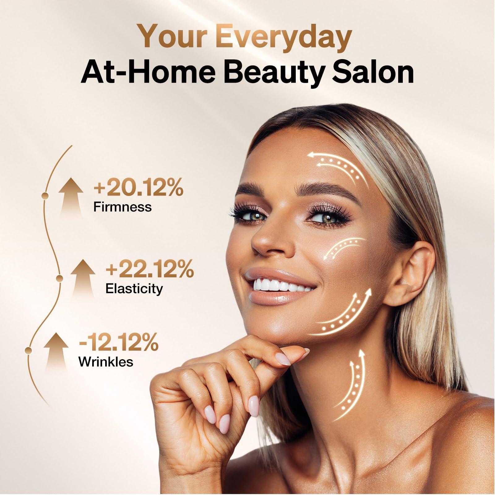 YUMAID YUMAID Facial Massager Red-Light-Therapy-for-Face, LED Light Therapy Device, Face Tool for Skin Care