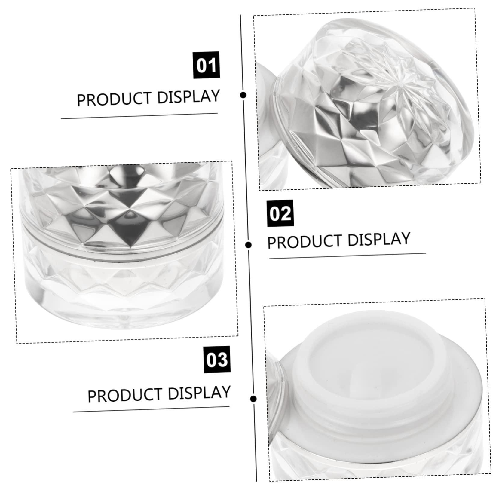 DOITOOL DOITOOL 6 Pack Acrylic Travel Jars Leak Proof 5g Mini Containers for Creams Cosmetics