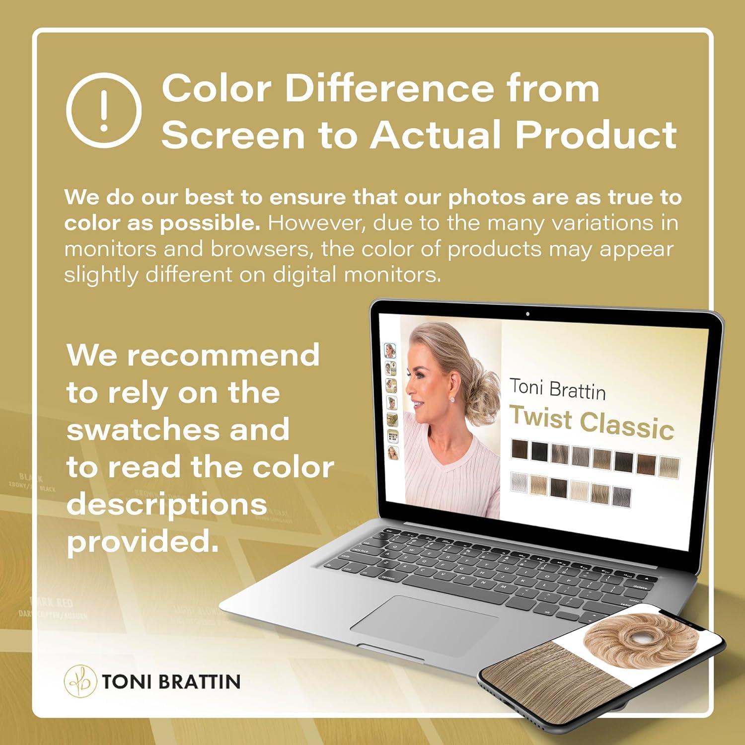 Toni Brattin Toni Brattin Stunning Wig - Salon-Inspired Styling with Sweeping Sides & Sculpted Layering - Heat-Friendly Fiber Looks & Feels Like Natural Hair - Adjustable & Comfortable (Platinum, Regular)