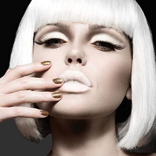 BowJian BowJian White Eye Black White Face Paint Stick White Foundation Goth Makeup Halloween Clown Makeup Cosplay Eye Black Stick White Body Paint White Face Makeup White Concealer Lipstick (White)