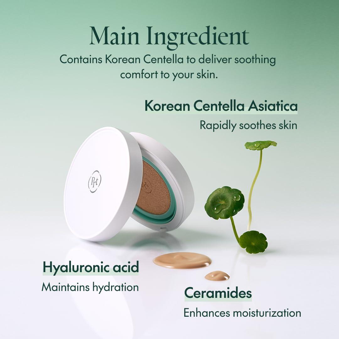 PURITO PURITO SEOUL Wonder Releaf Centella BB Cushion #21 Light Beige, Foundation, Korean Centella, Makeup Long Lasting, Flawless Coverage, K-Beauty, 15g, 0.52 fl.oz