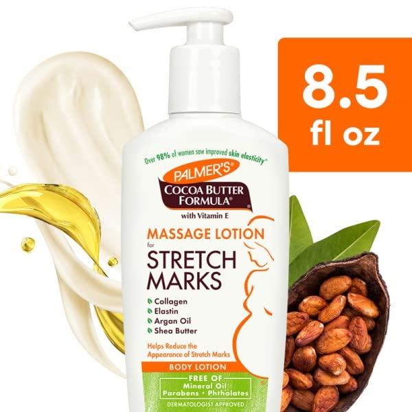 Palmer's Palmer's Cocoa Butter Formula Massage Lotion For Stretch Marks with Vitamin E and Shea Butter Women Body Lotion, 8.5 Ounce (Pack of 2)