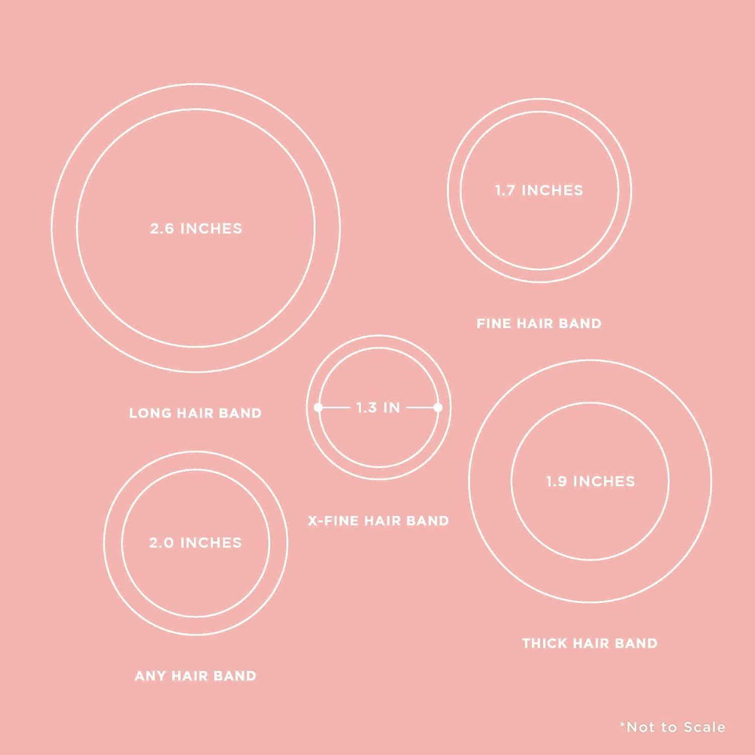 GIMME Gimme Beauty - Extra Fine Hair Ties - Blondie - Seamless, No Break Microfiber Elastic Hair Ties - Firm Yet Gentle Hair Accessories with All Day Hold + No Snagging, Dents, or Breakage (12 Count)