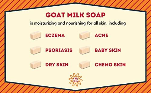 Goat Milk Stuff Goat Milk Stuff Goat Milk Soap - OCEAN SOAP | Handmade All-Natural, Goat Milk Soap Bars for Dry Skin Relief, Body & Face Wash for Men and Women, Bar Soap (Box of 2)
