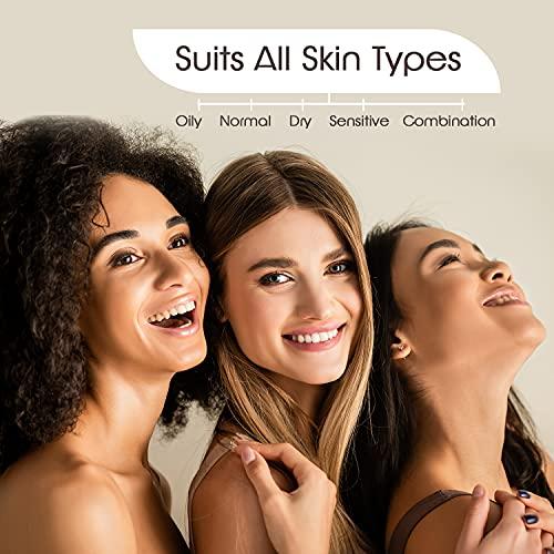 Vivo Per Lei Vivo Per Lei Facial Peeling Gel - Contains Dead Sea Minerals and Nut Shell Powder - Gentle Face Exfoliator Scrub and Blackhead Remover - Pack of 3