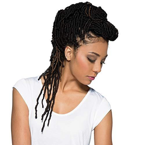 BOBBI BOSS Bobbi Boss Synthetic Hair Crochet Braids African Roots Braid Collection Nu Locs 18" (6-PACK, M1B/30)