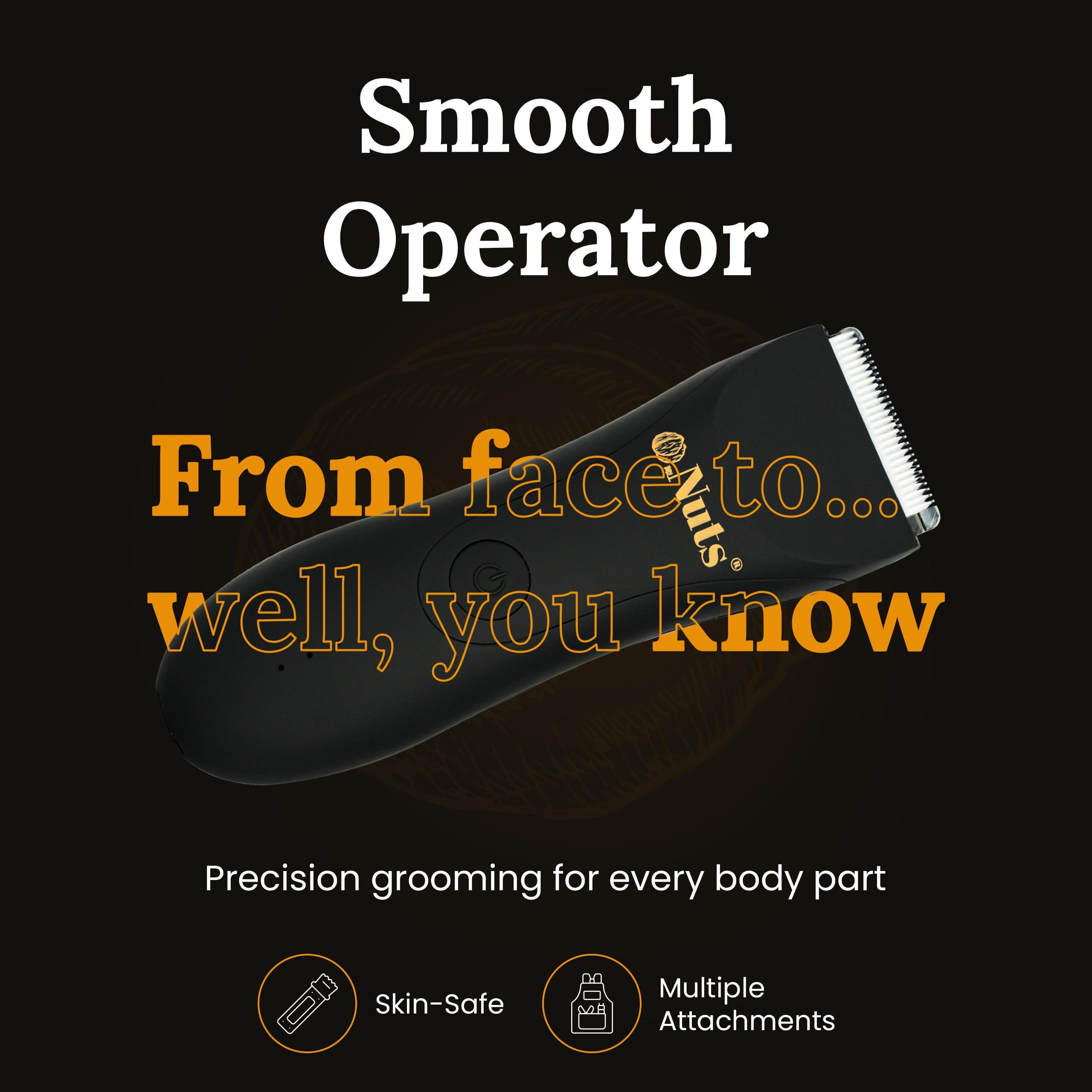 My Nuts My Nuts Grooming Kit with Ball Trimmer, Skin-Safe Ball Trimmer Men, Precision Ball Shavers for Men with Travel Case, Waterproof, Powerful & Portable