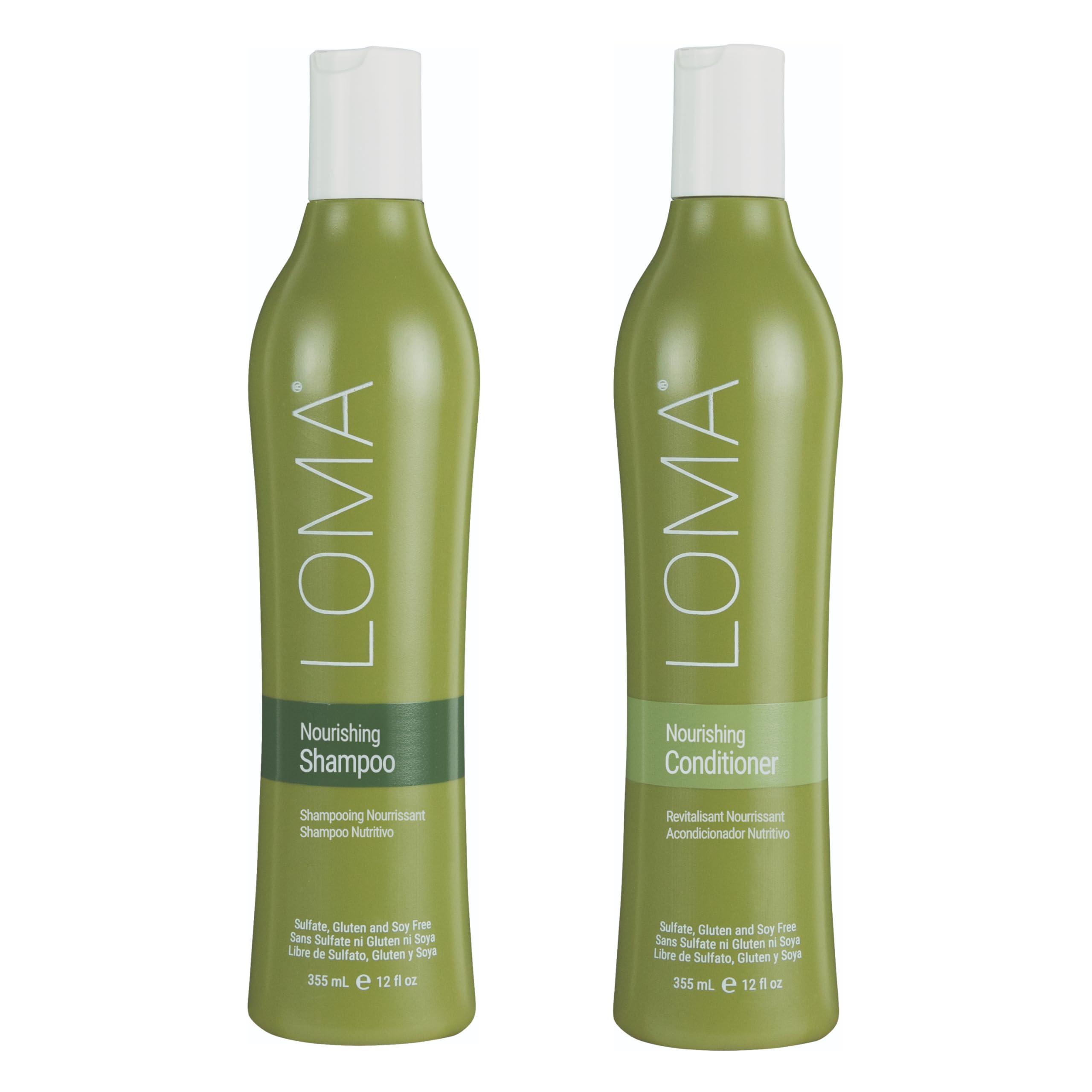 LOMA LOMA Nourishing Shampoo and Nourishing Conditioner (DUO PACK) 12 Ounce Each
