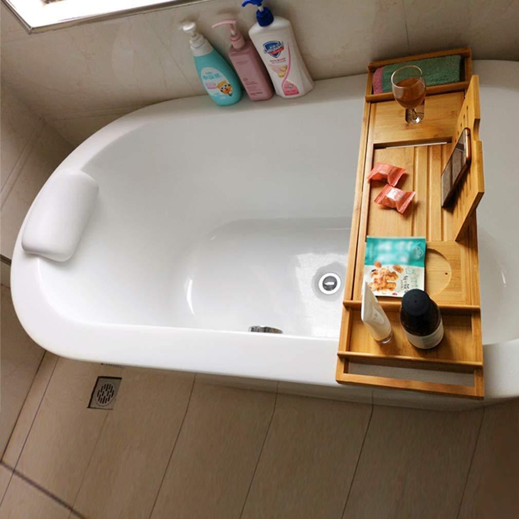 Threflyoo Spa Bath Pillow with with Suction Cups, Powerful Gripping Technology, Comfortable, Soft, Quick Dry, Luxury Bath Tub Rest Pillow Machine Washable, Fits Any Tub,B